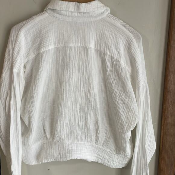 Free People Sunstreaks tie front shirt - Picture 11 of 16